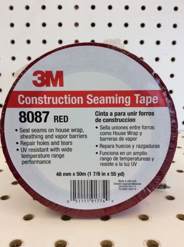 3M Construction Seaming Tape,1 7/8&#034; X 55 Yd.,8087 Red
