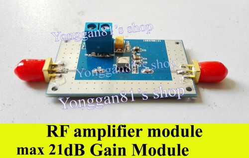 50MHz-6GHz Low Noise RF Broadband Signal Amplifier Module Gain 21dB VHF LAN