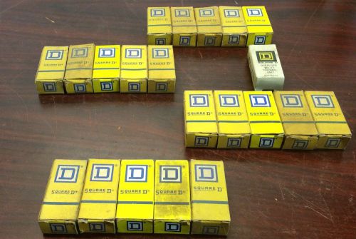 Lot of 21 square d thermal units a9.25,b88 16966 gs, 1-a16.2,bb20 ext for sale