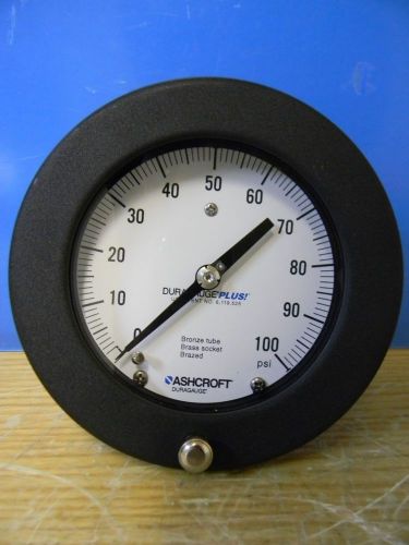 Ashcroft 93110xll 4-1/2&#034; pressure gauge - 0 to 100 for sale