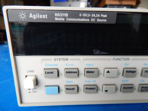 Agilent 66311B Mobile Communications Power Supply,  Fully Tested !!