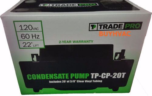 A/c condensate pump, 22&#039; lift, 120 vac, with tubing kit **fast free shipping** for sale