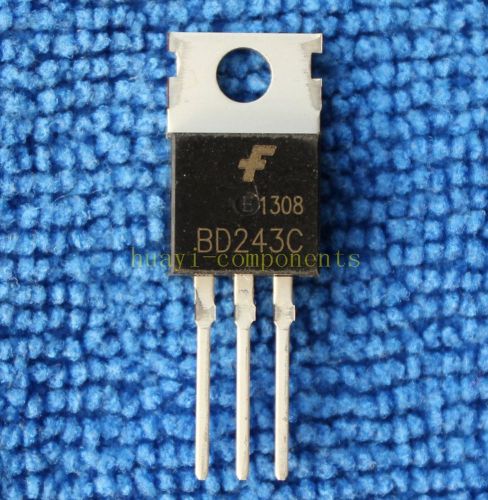 10pcs BD243C BD243 TRANSISTOR NPN 100V 6A TO-220