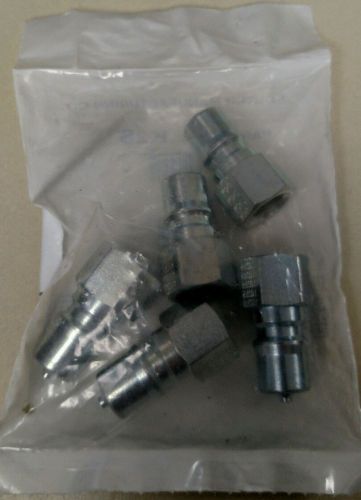 Foster k2s hydraulic quick connect male 1/4&#034; npt plug nipple - pack of 5 - nr! for sale