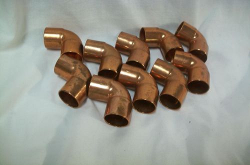 Copper Fittings 3/4&#034; &amp; 1/2&#034; N.O.S