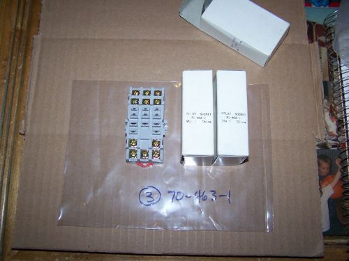 Magnecraft 70-463-1 relay socket base (lot of 3) for sale