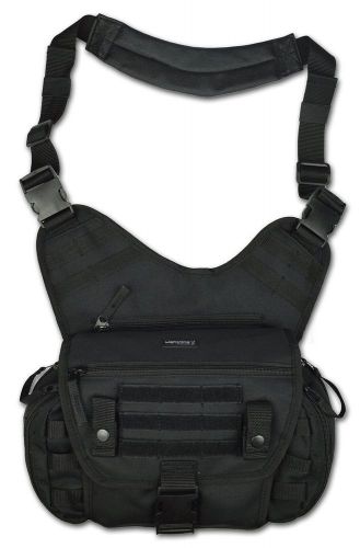 Black lightning x medsling tactical messenger-style shoulder sling pack bag for sale