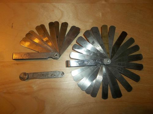 L.S. Starrett 172-A Kaster &amp; Unknown Thickness Feeler Gage - Machinist Tools