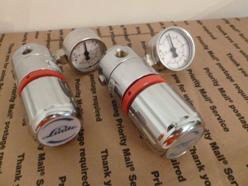 Linde hiq redline cylinder pressure regulator rb200/1-3, and gauge, excellent! for sale