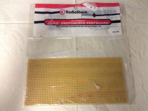 RadioShack Microminiature 2 3/4 X 6&#034; Prepunched Prefboard