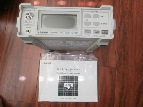 Leader 941 catv/tv signal level meter for sale