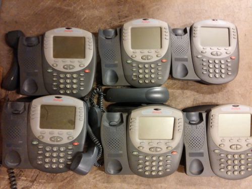 Avaya 2420 Multiline Digital Phone Gray (lot of 6)