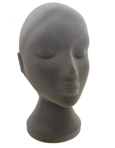 Female Velvet Mannequin Head for Model Glass Wig Cap Display High Quality &#039;Grey&#039;