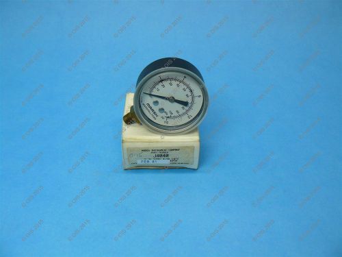 Marsh instrument j4040 2 1/2&#034; pressure gauge 0-15 psi/kpa lower 1/8&#034; npt new for sale