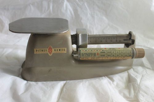 Vintage Pitney Bowes 16 oz. Balance Beam Postal Scale Model 4900