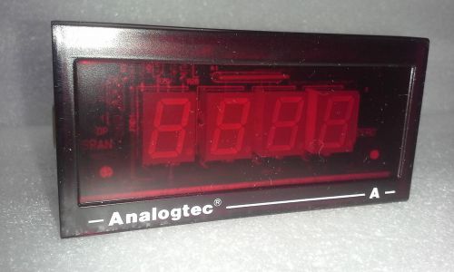 Industrial Grade Digital Panel Meter - Indicate: 0 to 100 A/AC - Pwr:120 VAC
