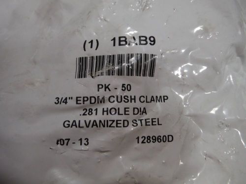 3/4&#034; EPDM cush clamp (50pcs)