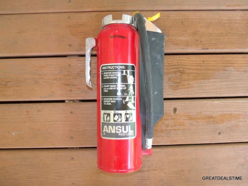 Ansul Red Line Fire Extinguisher, I-A-10-G 10LB,POWDER FULL UNIT 20LBS