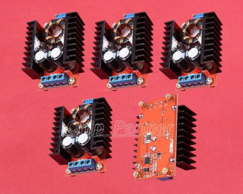 5pcs 150w step-up 10-32v to 12-35v 6a power supply module new for sale