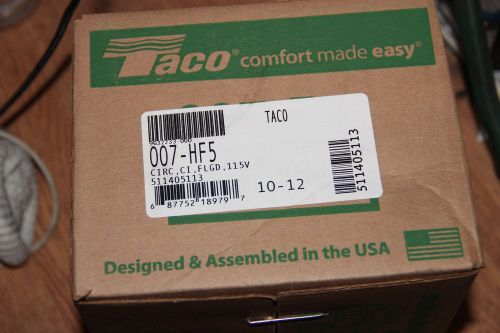 TACO  007 - HF5  CIRCULATOR  NEW IN BOX