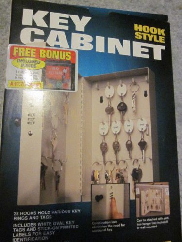 Mmf industries 28-key hook-style steel key cabinet (201202889) !free shipping for sale