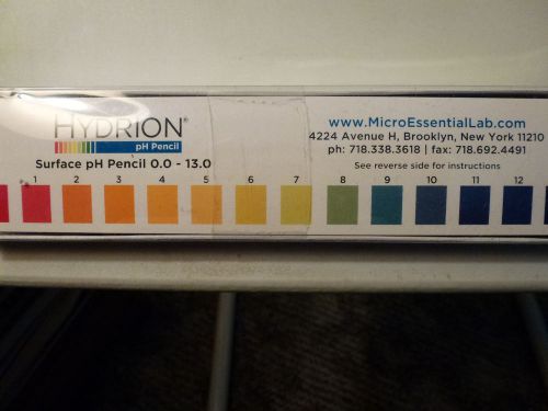 Hydrion Surface pH Pencil 0-13 3pk