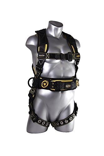 Guardian Fall Protection 21066 Cyclone Construction Harness with PT Chest/TB