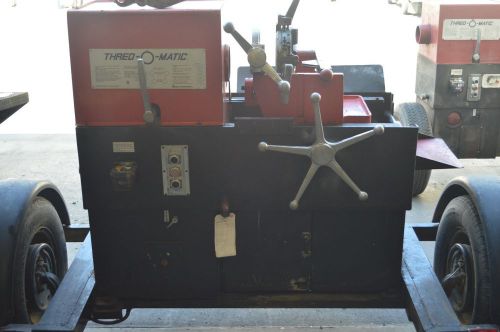 Collins 44a thread-o-matic rothenberger threading machine 1/2&#034;-4&#034; with trailer for sale