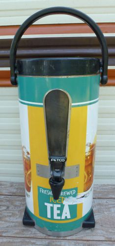 FETCO ITD-30 Iced Tea Stainless Steel 3 Gallon Dispenser Cold Beverage urn nsf