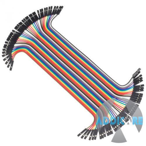 40 wire addicore female to female jumper wires - 40 wires x 20cm (7.8in) long for sale