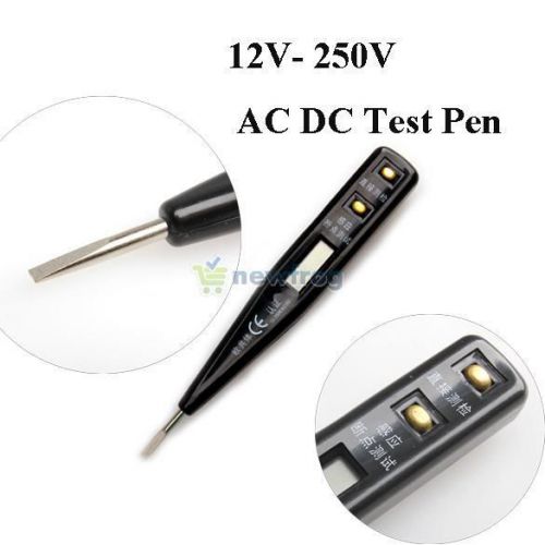 12-250v ac/dc voltage detector tester sensor test electric power test meter pen for sale
