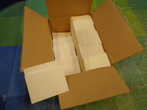 NEW Lot of 500 Plain TYVEK White 3.5&#034; Paper Disk Sleeves