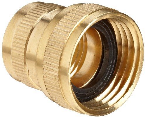 Anderson metals brass garden hose fitting, swivel, 3/4&#034; female hose id x 1/2&#034; for sale