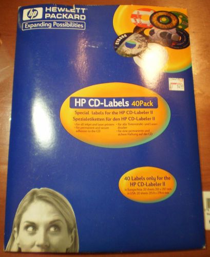 HP Labels For CD CDX8040A