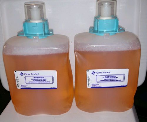 Lot of 2 Prime Source Antimicrobial Foaming Hand Soap 2 Liters 5262-642-GET-F