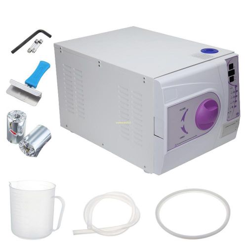 23l vacuum steam autoclave medical dental autoclave sterilizer w/ data printer for sale