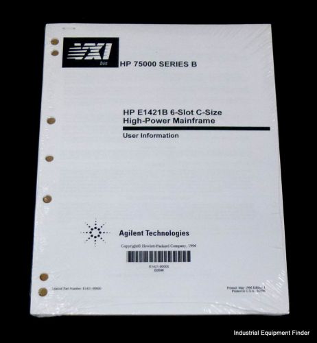 Agilent HP E1421B 6-Slot High-Power Mainframe E1421-90000 *NEW*