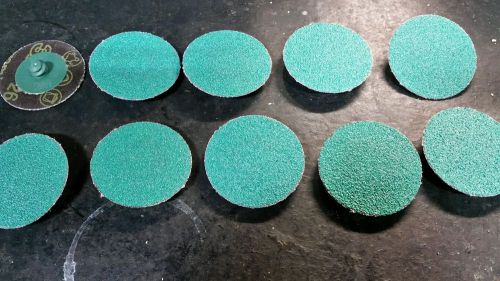 3M™ 01396 GREEN CORPS™ ROLOC™ DISCS,  2 IN, 50 GRIT