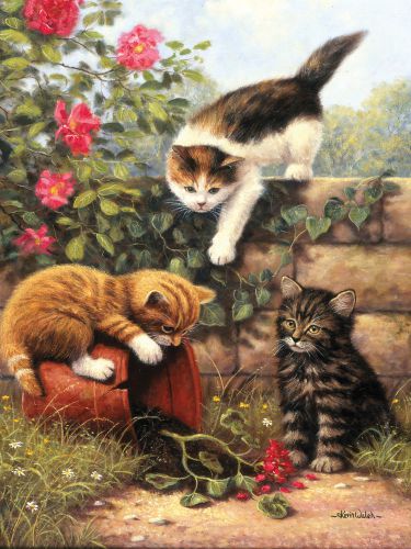 Royal &amp; Langnickel Painting by Numbers Junior Small Kitten At Play Set Set of 3