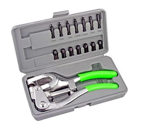 Power Punch Kit Hand Held Power Punch, Sheet Metal Hole Punch Kit Body Shop Work