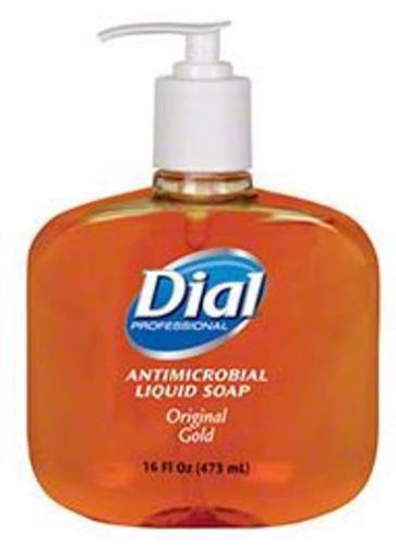 Dial® Antimicrobial Liquid Soap - 16 oz., Gold, 12/cs