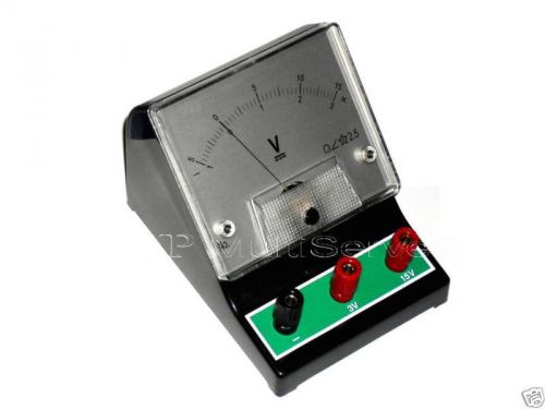 Analog Voltmeter Benchtop Large Face up to Positive 15VDC 3.25&#034;