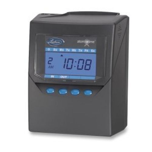 Lathem calculating time recorder, 6 x 5 x 8 inches, black (lth7500e) for sale