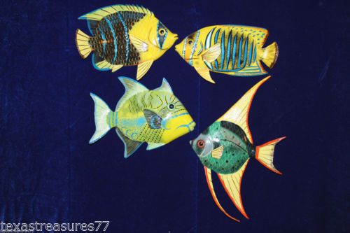 (4) 6&#034;, seafood decor, ocean fish, saltwater fish, tropical, f204,164,148,161 for sale