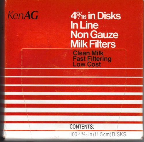 KenAg Filter Disk 4 9/16&#034; 100 Count D506