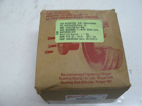 New browning q1-1-3/16 bushing split taper bore 1-3/16 keyway 1/4x1/8in for sale