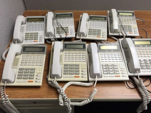 Panasonic XDP Model KX- T7230 Telephones: Lot Of 8, Good Condition