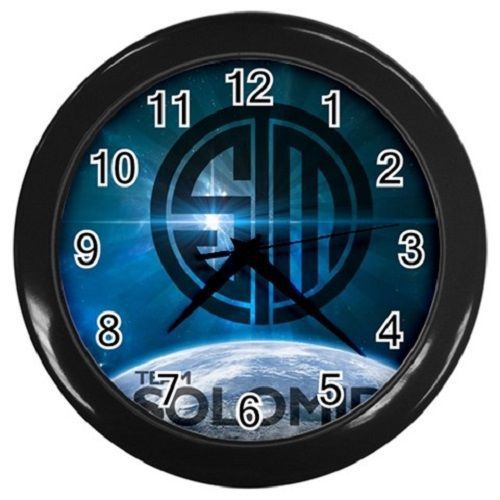Custom Lol Team Solo Mid League of Legends Wall Clock (Black) Free Shipping