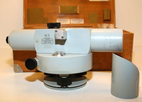 Vintage Carl Zeiss Ni2 Automatic Level With Original Case