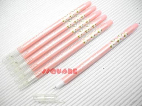 6 x ShangHai M&amp;G Slim Design ColorMood 0.5mm Needle Tip Rollerball Pen, Red